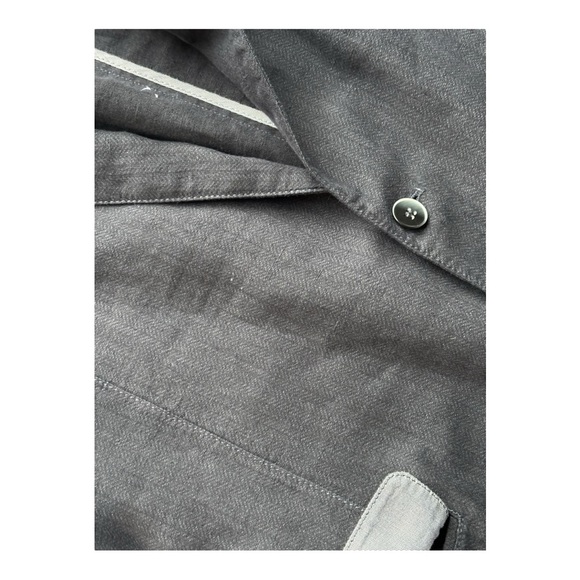 Armani Collezioni unstructured 100% linen mens blazer | 46 - Picture 11 of 16